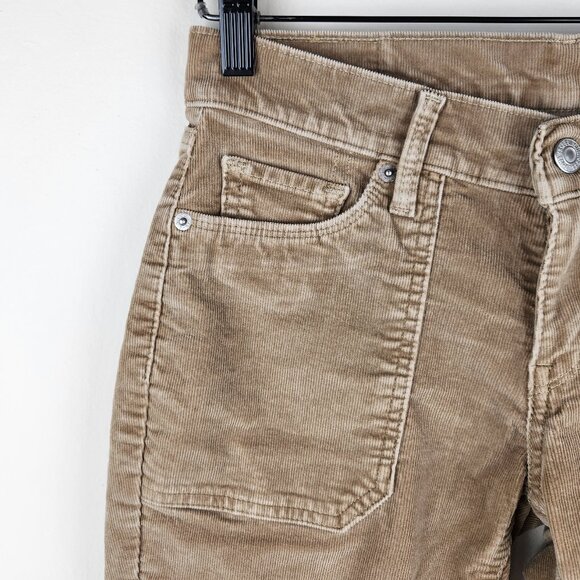 Levi's Surplus Skinny Low Rise White Tab Corduroy Pants Tan sz 27 - Picture 5 of 13